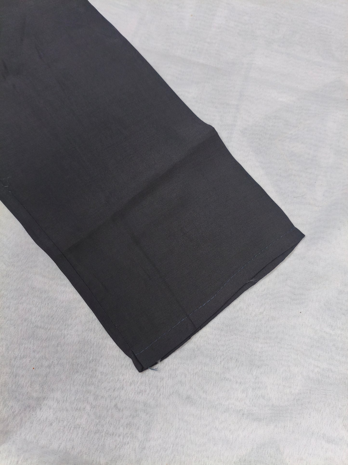 Gray 3-Piece Embroidered Kurta Set with Pant & Dupatta