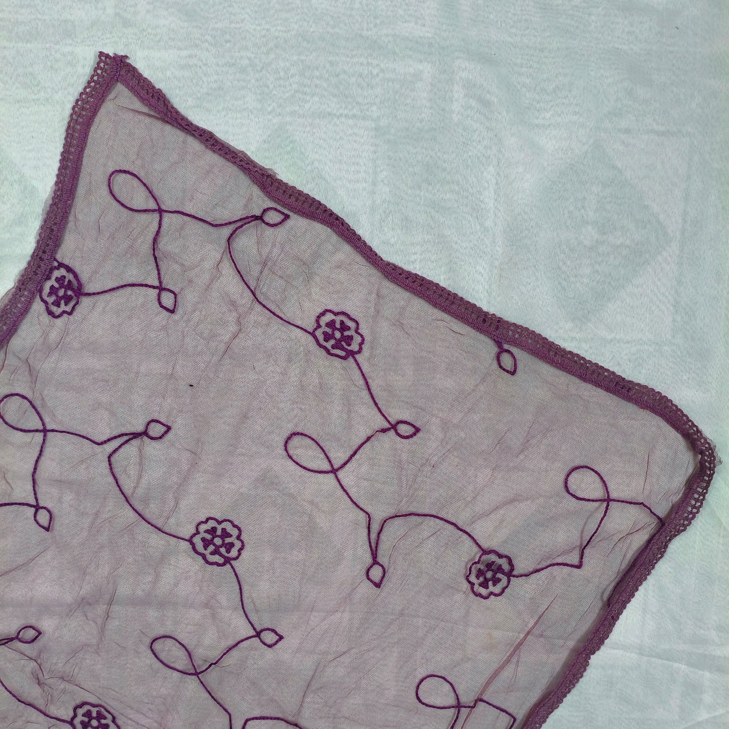 Purple 3-Piece Embroidered Kurta Set with Pant & Dupatta