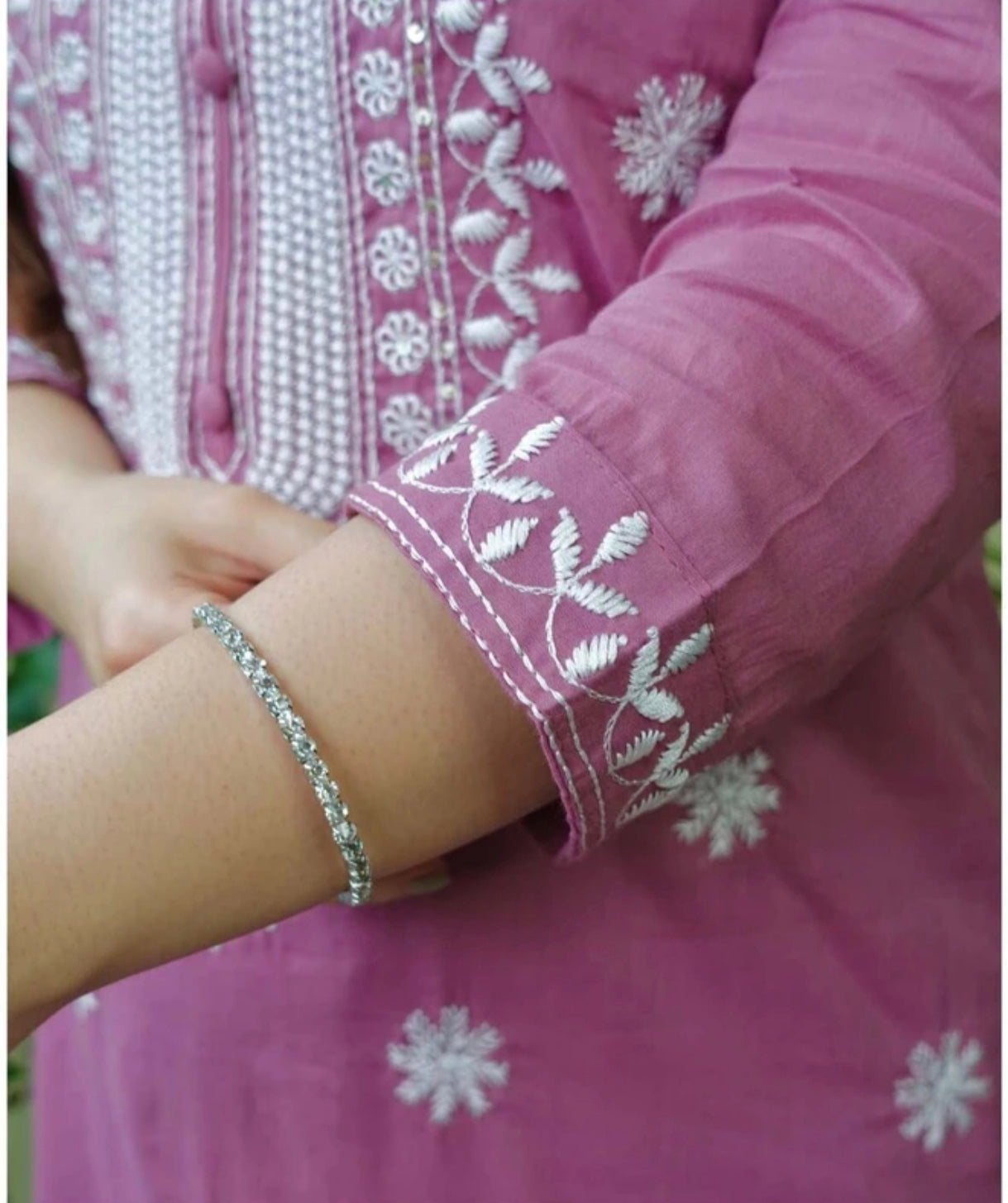 The 'Lilac Love' Suit – 3-Piece Embroidered Ensemble