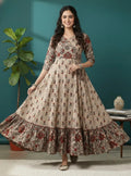 The 'Rust & Earth' Signature Angrakha Gown
